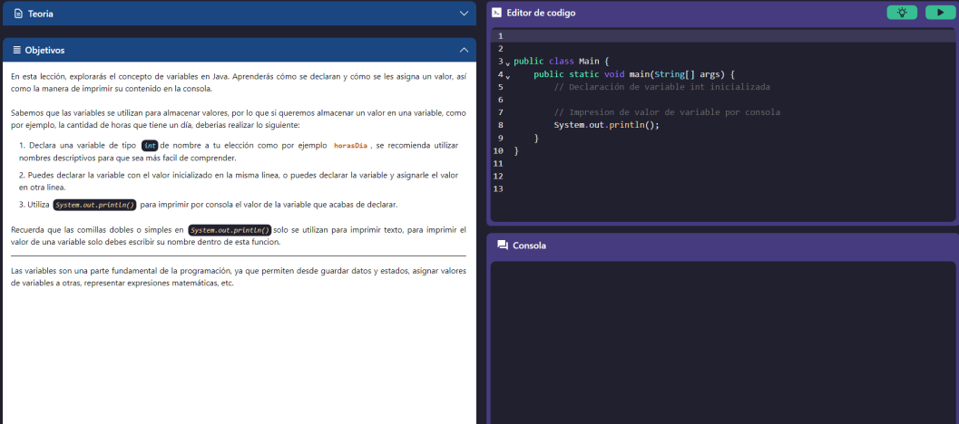 Dynamic Java Interpreter & OOP Learning Platform image 3
