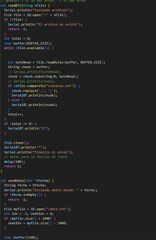 C++ code for wireless data transfer